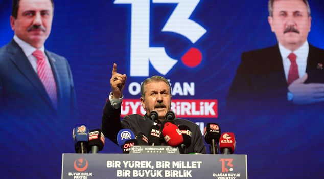 Mustafa Destici was re-elected as the chairman of the Great Unity Party.