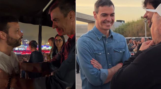 Spanish Prime Minister Sanchez attended a music festival supporting Palestine.