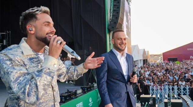 Surprise from Sefo at the Zero Waste Festival with the National Team: He performed the new anthem for the first time