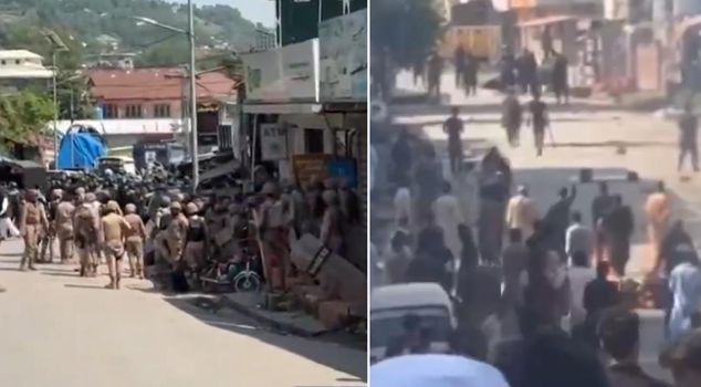 Clash between police and activists in Azad Kashmir! 11 people killed, 4 of them police.