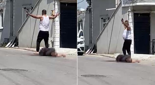 The witness to the murder in the middle of the street described the moments.