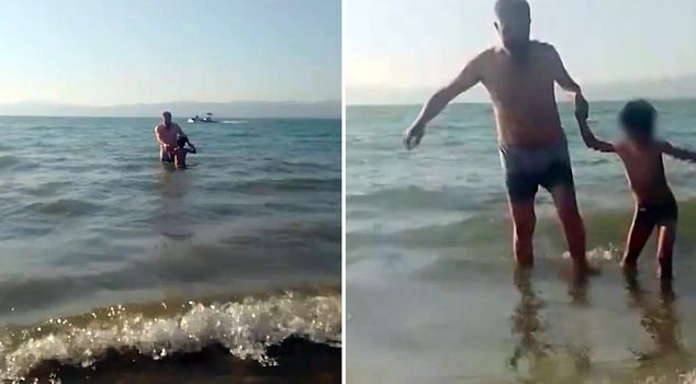 النهاية المأساوية للأب الشرطي! تم تصوير هذا المشهد قبل 5 دقائق من وفاته