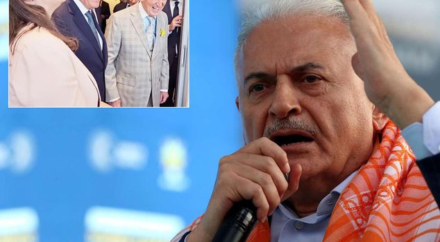 Binali Yıldırım's first words after laughing at Rahmi Koç's 'Kurdish woman' joke