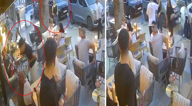Middle school student killed in fight; moments after being stabbed, he sought refuge in a café captured on camera
