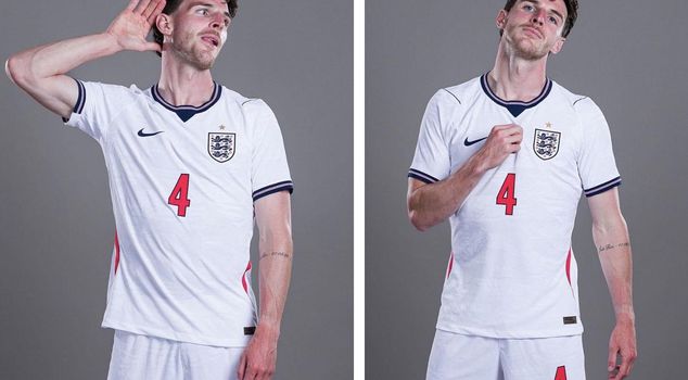 Declan Rice also got his share of the USA's heat.