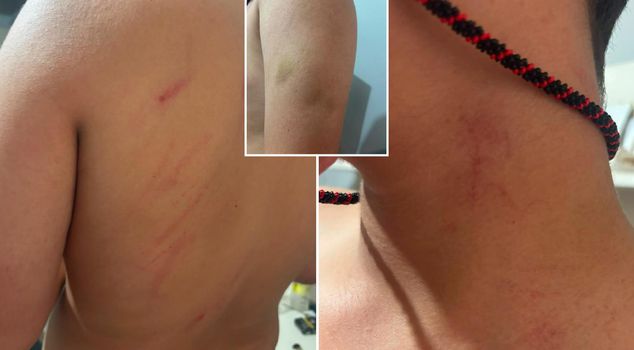 Allegedly assaulted his student after saying, 'Why are you laughing?'