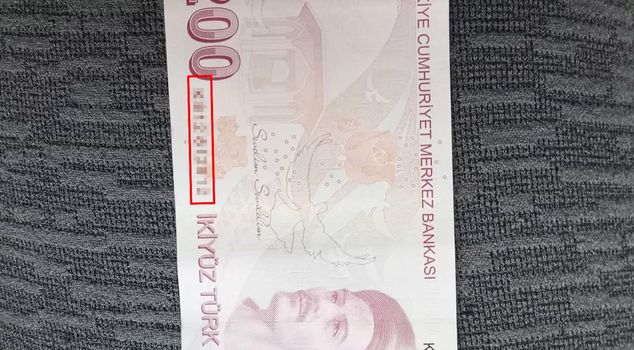The serial number of the 200 TL banknote became a topic: I wouldn't give it even if you offered 100,000 TL