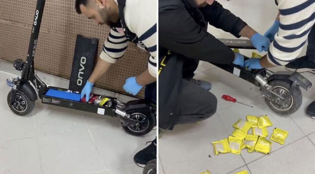 Заказы на наркотики записывали в тетрадь: из тайника скутера извлекли наркотики