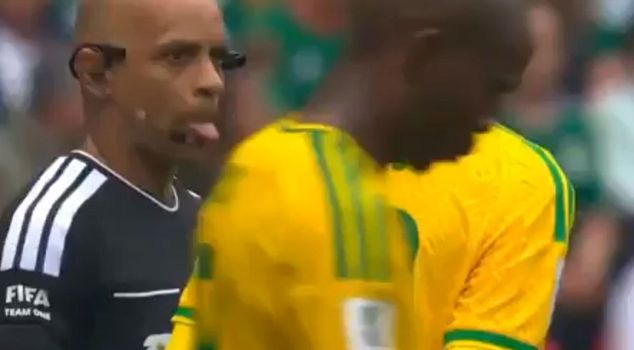 Interesting moments at the World Cup! No one could understand the referee's announcement
