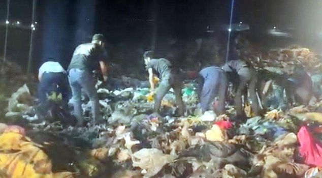 One-month-old baby's body found in garbage dump