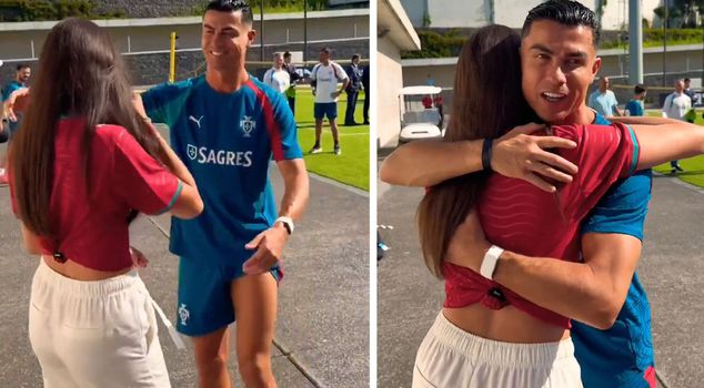 He burst into tears upon seeing Ronaldo.