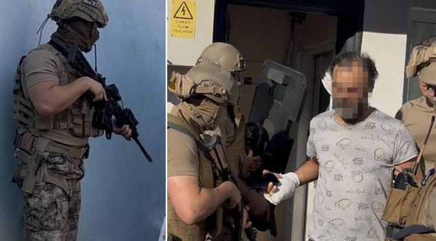The special operations team surrounded the house, and when caught, he said, 