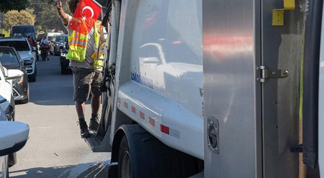 Support from a cleaner in Canada to the Turkish National Team with Turkish flags.