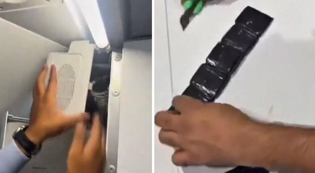 Из туалета самолета извлекли золото на 380 тысяч долларов