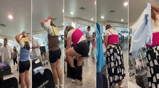 What he did to avoid baggage fees surprised everyone: He wore layers to lighten his load.