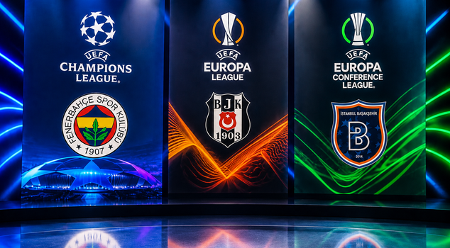 The European opponents of Fenerbahçe, Beşiktaş, and RAMS Başakşehir are being determined.
