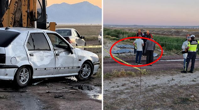 В Карамане три ребенка погибли и четыре человека пострадали в результате падения автомобиля в ручей.