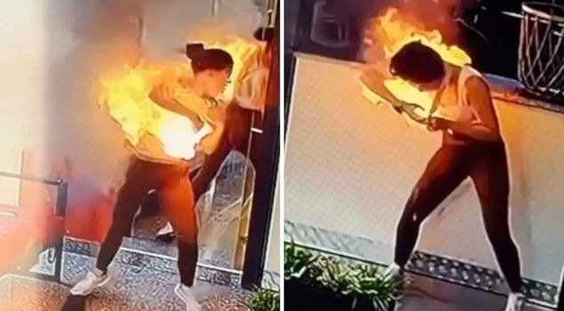 The influencer whose power bank exploded in their bag was seriously injured.