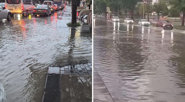 Heavy rain in Ankara adversely affected daily life.