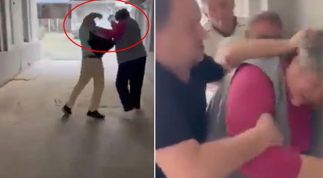 Scandalous footage in Ukraine! Turkish restaurant owner beats elderly woman brutally.