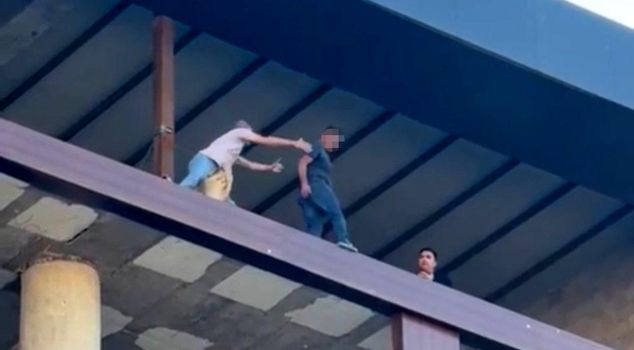 Saved the person attempting suicide at the last moment