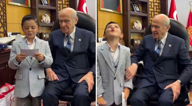 Bahçeli is also surprised! First he read a poem, then he started howling.