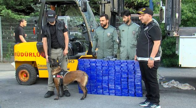 Massive drug operation in Silivri: Record amount of drugs seized from a truck