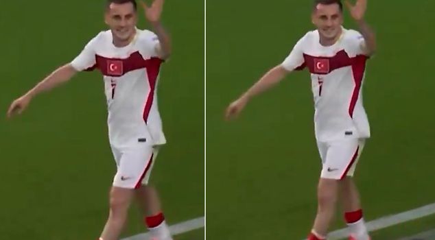 Kerem Aktürkoğlu's controversial move to the fans! Reactions pouring in