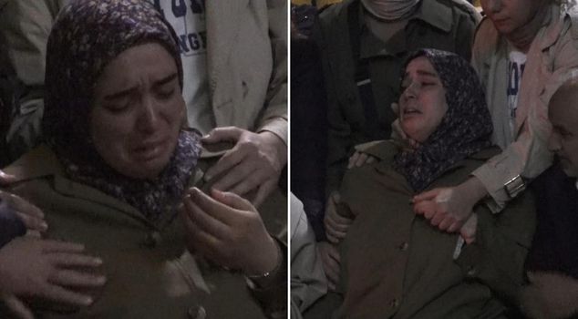 The young police officer succumbed to his heart, his pregnant wife burst into tears.