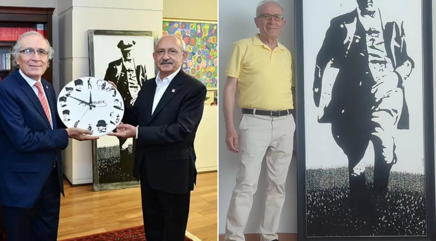 Painter Hamza Saykan took back the Atatürk paintings he had given to CHP.
