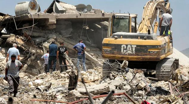 While peace negotiations continue, bodies are being recovered from the rubble in Lebanon.