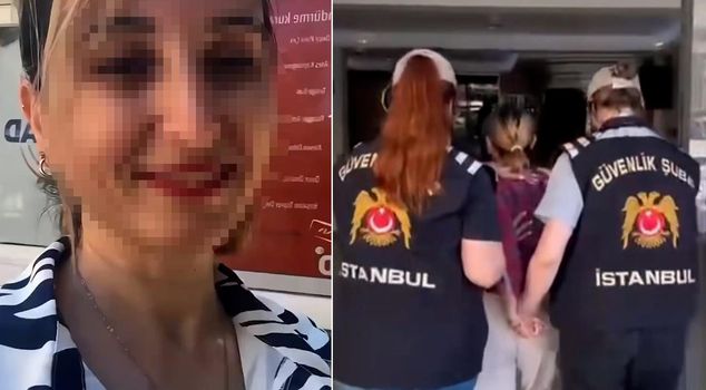 The woman who said 'Let the covered ones be destroyed' was handcuffed in reverse.