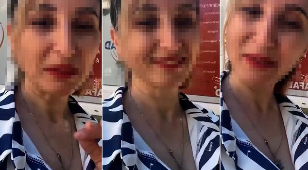 The woman who said 'Let the veiled ones be destroyed' has been detained.