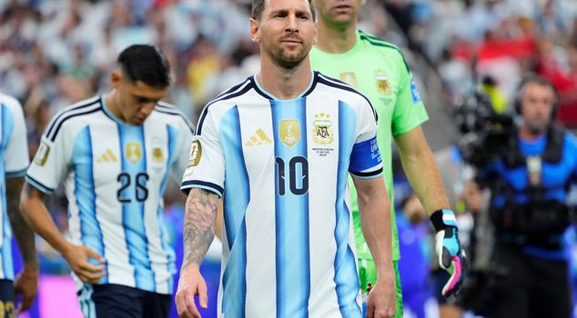 First he missed a penalty, then he scored his goal! Lionel Messi is the sole record holder.