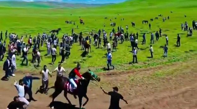The images from the horse race prompted action: an investigation into the inappropriate intervention on the horse.