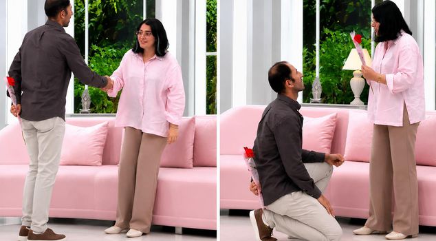 The couple reconciling on the TV show became a topic of discussion: The woman's conditions astonished everyone.
