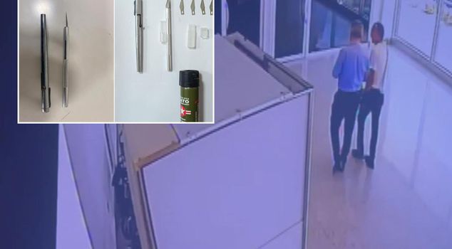 Попытался пронести в здание суда ручку-пистолет! В его сумке нашли скальпель и перцовый газ.