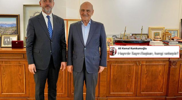 Alper Yeğin's visit to Erdoğan Bayraktar sparked great controversy.