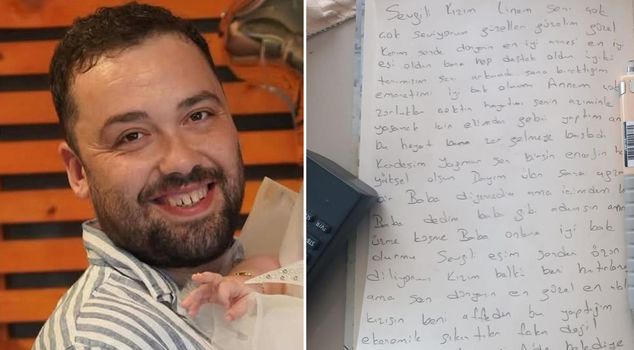 Businessman Mehmet Çaput committed suicide leaving a farewell letter.