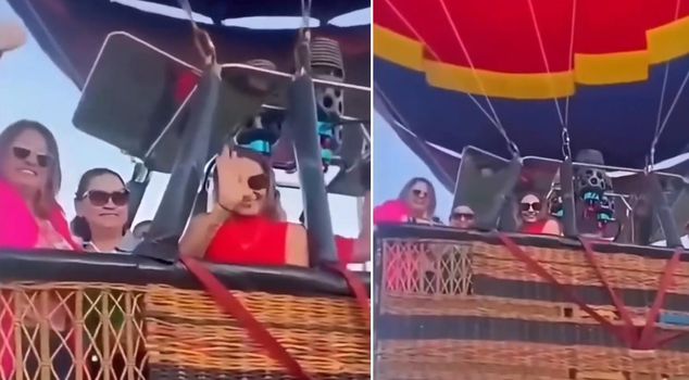 Terrible tragedy! Hot air balloon caught fire, 8 people dead.