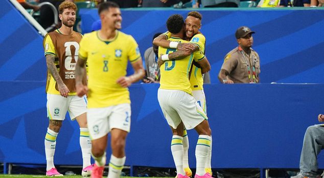 Neymar returns after 981 days! Brazil leads with 3 goals