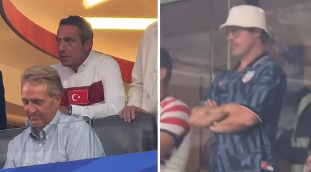 Ali Koç and Brad Pitt side by side at the World Cup! The money he gave is worth a fortune.
