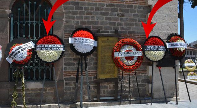 Crisis in CHP carried to the funeral: One party, two wreaths from the chairperson