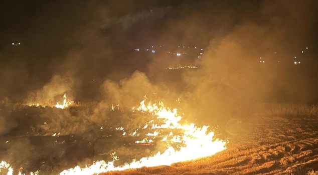 Suspect detained for setting fire to an area the size of 42 football fields in Şanlıurfa