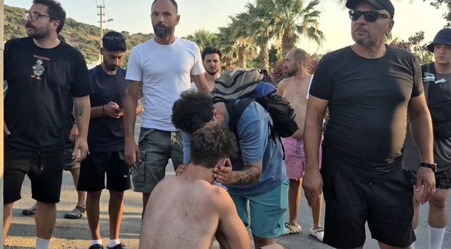 Market employees and series set crew clashed in Bodrum: 1 injured, 6 detained