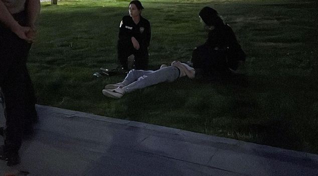Girl found unconscious in the park