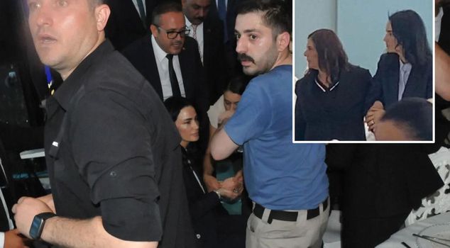 AK Party Aydın Deputy Seda Sarıbaş suddenly fell ill, Özlem Çerçioğlu did not leave her side for a moment.