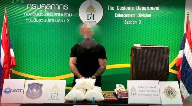 Turkish citizen arrested in Thailand with 12 kilos of drugs