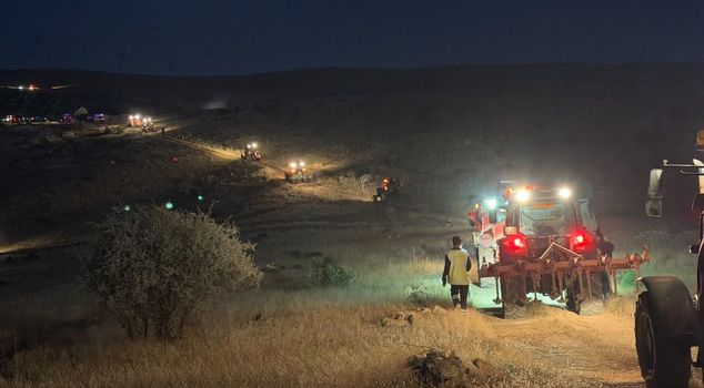 The fire that mobilized hundreds of tractors in Mardin has been brought under control.