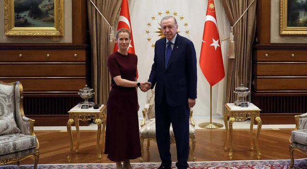 الرئيس أردوغان يستقبل الممثلة العليا للاتحاد الأوروبي كالاس